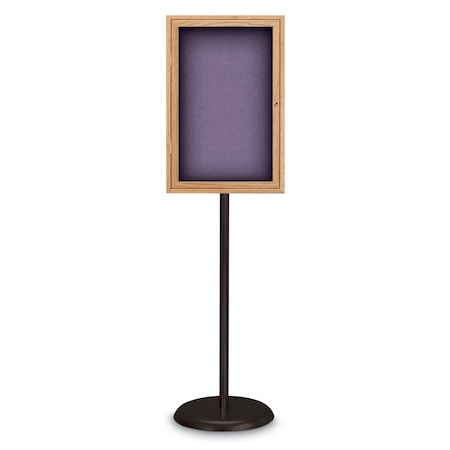 United Visual Products Corkboard, Double Door, Radius Frame, 60x36", Black/Summer Tan Forbo UV7004-BLACK-FORBO